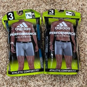2 Adidas Boxer Briefs 3 pack